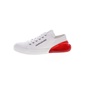 CALVIN KLEIN JEANS-Γυναικεία sneakers CALVIN KLEIN JEANS MYRTIE λευκά κόκκινα