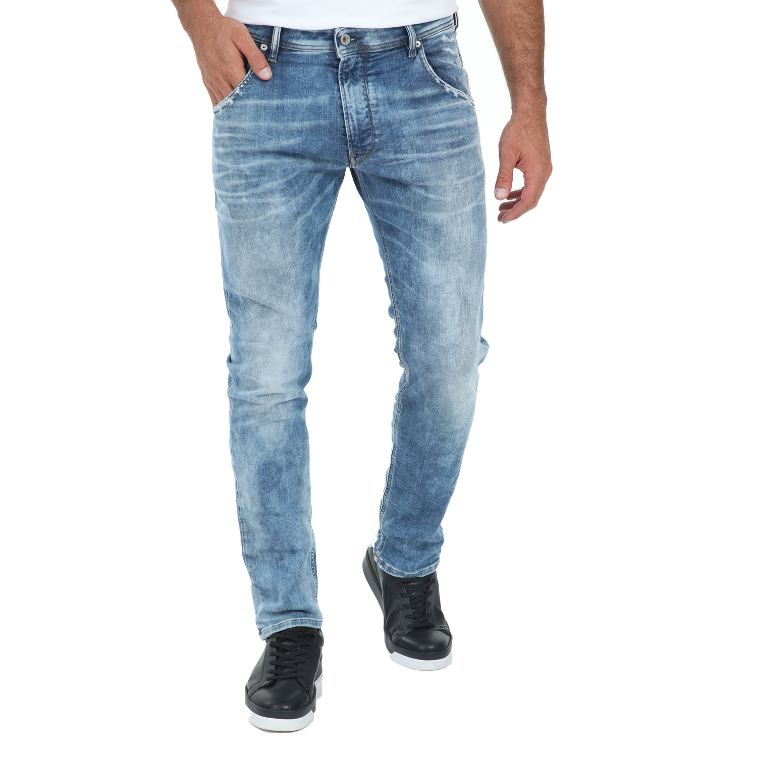 DIESEL - Ανδρικό jean παντελόνι DIESEL KROOLEY-T Sweat μπλε