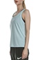 NIKE-Γυναικεία αμάνικη μπλούζα NIKE NY DF GARMENT DYE γαλάζια