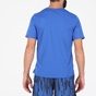 NIKE-Ανδρικό t-shirt NIKE DF MILER TOP SS WR GX μπλε