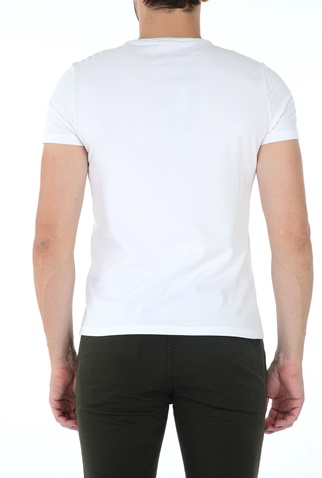 GAUDI-Ανδρική κοντομάνικη μπλούζα GAUDI λευκή