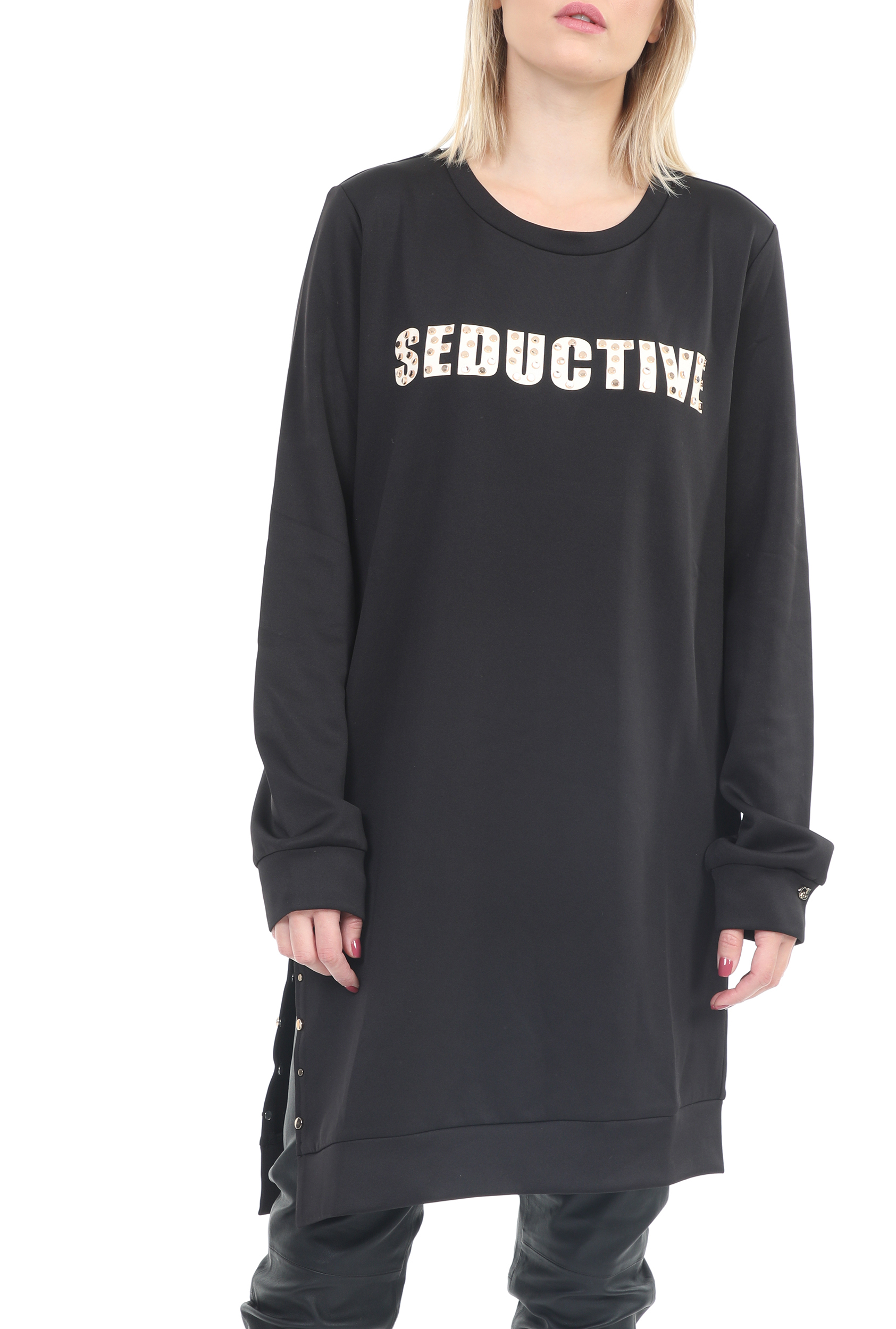 Γυναικεία/Ρούχα/Μπλούζες/Μακρυμάνικες GAUDI - Γυναικεία μακρυμάνικη μπλούζα GAUDI μαύρη