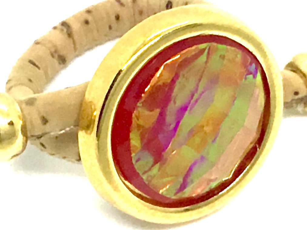Γυναικεία/Αξεσουάρ/Κοσμήματα/Δαχτυλίδια APOXYLO - Γυναικείο δαχτυλίδι APOXYLO 976 RED ACRILΥC NATURAL κόκκινο