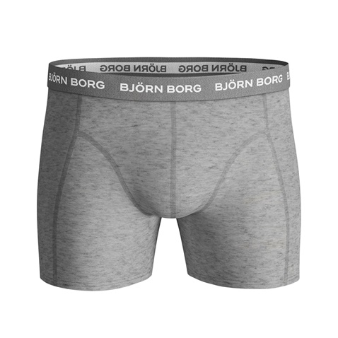 BJORN BORG-Ανδρικά εσώρουχα boxer σετ των 3 BJORN BORG μαύρο μπλε γκρι