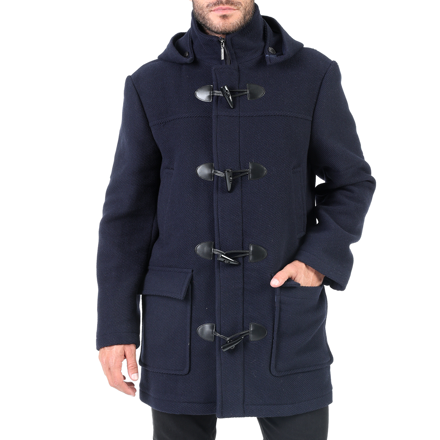 Ανδρικά/Ρούχα/Πανωφόρια/Παλτό DORS - Ανδρικό παλτό DORS μπλε