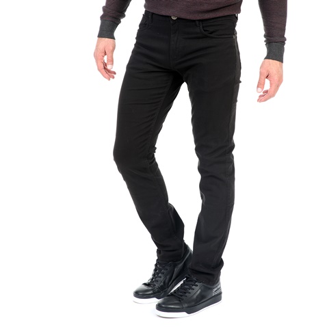 GREENWOOD-Ανδρικό υφασμάτινο παντελόνι GREENWOOD μαύρο