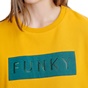 FUNKY BUDDHA-Γυναικεία φούτερ μπλούζα FUNKY BUDDHA κίτρινη πράσινη
