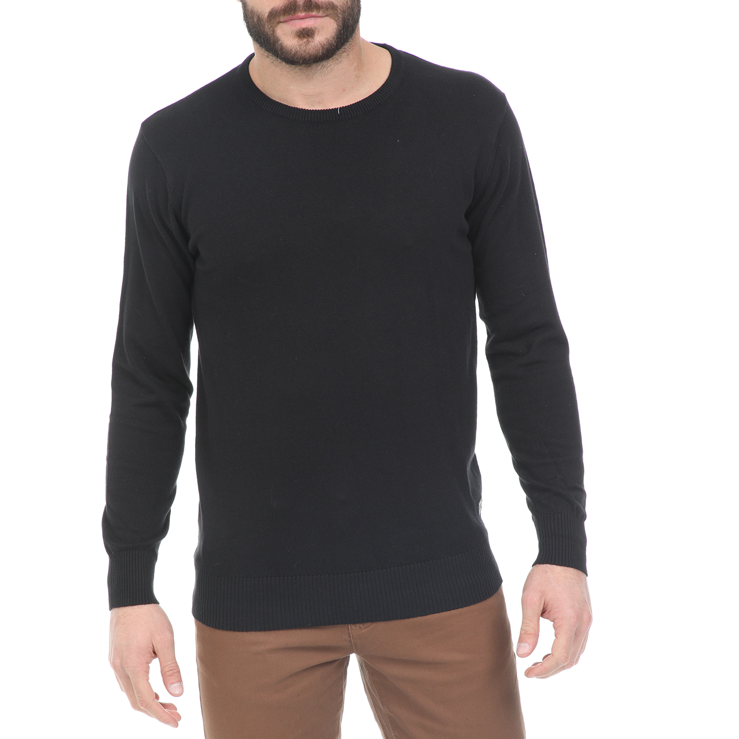 Ανδρικά/Ρούχα/Πλεκτά-Ζακέτες/Πουλόβερ CATAMARAN SAILWEAR - Ανδρική πλεκτή μπλούζα CATAMARAN SAILWEAR μαύρη