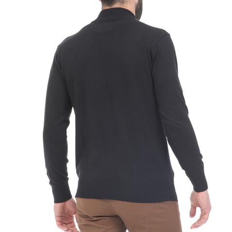 CATAMARAN SAILWEAR-Ανδρική πλεκτή μπλούζα CATAMARAN SAILWEAR μαύρη