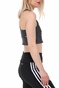 adidas Originals-Γυναικείο αθλητικό μπουστάκι adidas Originals W LEO BT μαύρο γκρι