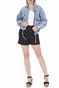 KENDALL + KYLIE-Γυναικείο cropped jean jacket KENDALL + KYLIE μπλε