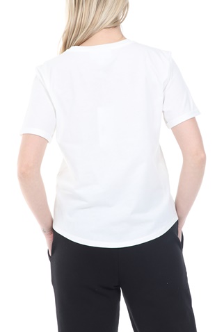 KENDALL + KYLIE-Γυναικείο t-shirt KENDALL + KYLIE CLASSIC LOGO λευκό