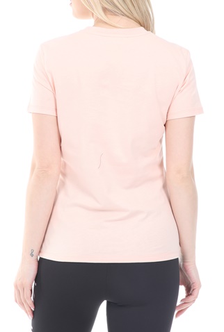 KENDALL + KYLIE-Γυναικείο t-shirt KENDALL + KYLIE BASIC LOGO ροζ
