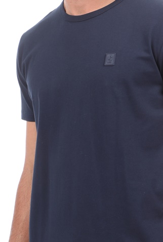 GARCIA JEANS-Ανδρικό t-shirt GARCIA JEANS μπλε