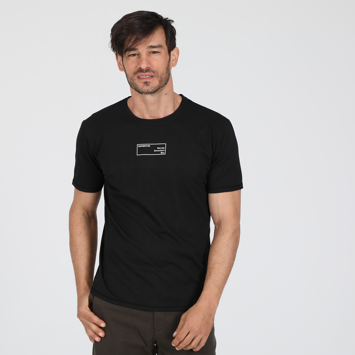 Ανδρικά/Ρούχα/Μπλούζες/Κοντομάνικες DIRTY LAUNDRY - Ανδρικό t-shirt DIRTY LAUNDRY MOMENTUM μαύρο