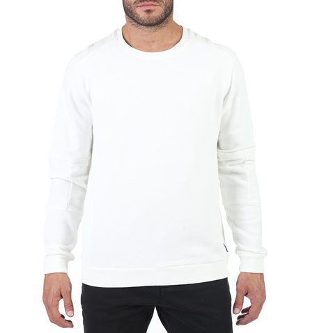 DIRTY LAUNDRY-Ανδρική μπλούζα φούτερ DIRTY LAUNDRY λευκή