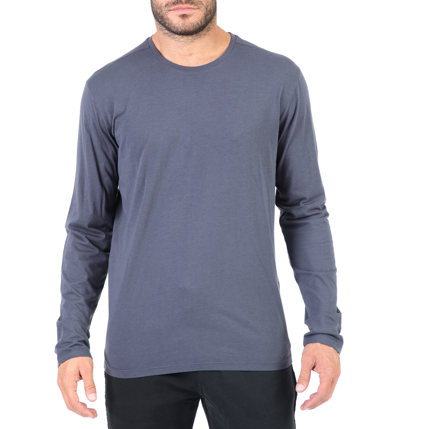 Ανδρικά/Ρούχα/Μπλούζες/Μακρυμάνικες DIRTY LAUNDRY - Ανδρική μακρυμάνικη μπλούζα DIRTY LAUNDRY μπλε