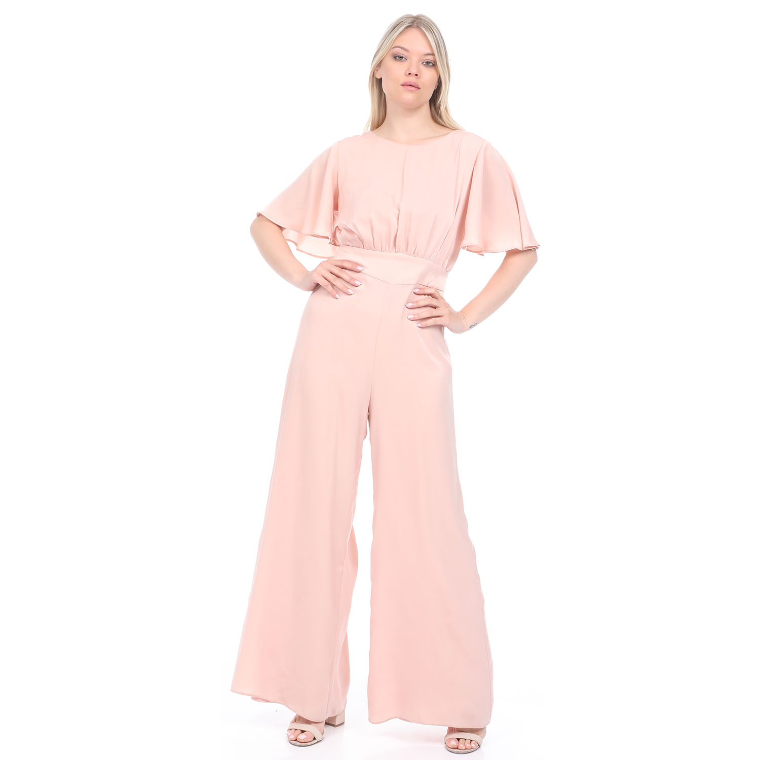 Γυναικεία/Ρούχα/Παντελόνια/Ολόσωμες Φόρμες ATTRATTIVO - Γυναικεία ολόσωμη φόρμα ATTRATTIVO ροζ