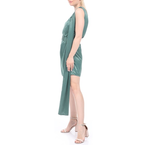 ATTRATTIVO-Γυναικείο mini φόρεμα ATTRATTIVO πράσινο
