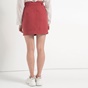 ATTRATTIVO-Γυναικεία mini φούστα ATTRATTIVO κεραμιδί