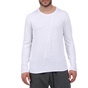 DIRTY LAUNDRY-Ανδρική μακρυμάνικη μπλούζα DIRTY LAUNDRY λευκή