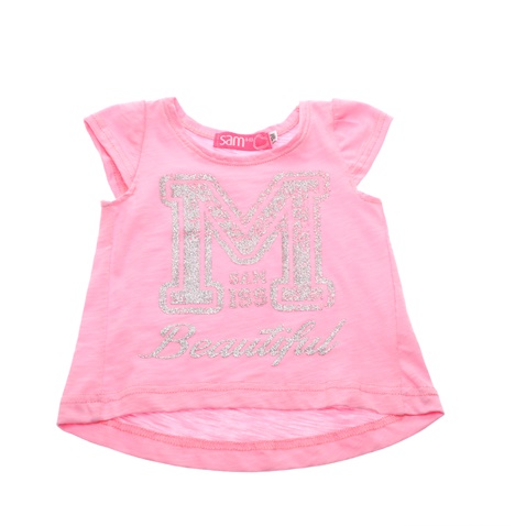 SAM 0-13-Παιδική μπλούζα SAM 0-13 MISS BEAUTIFUL ροζ