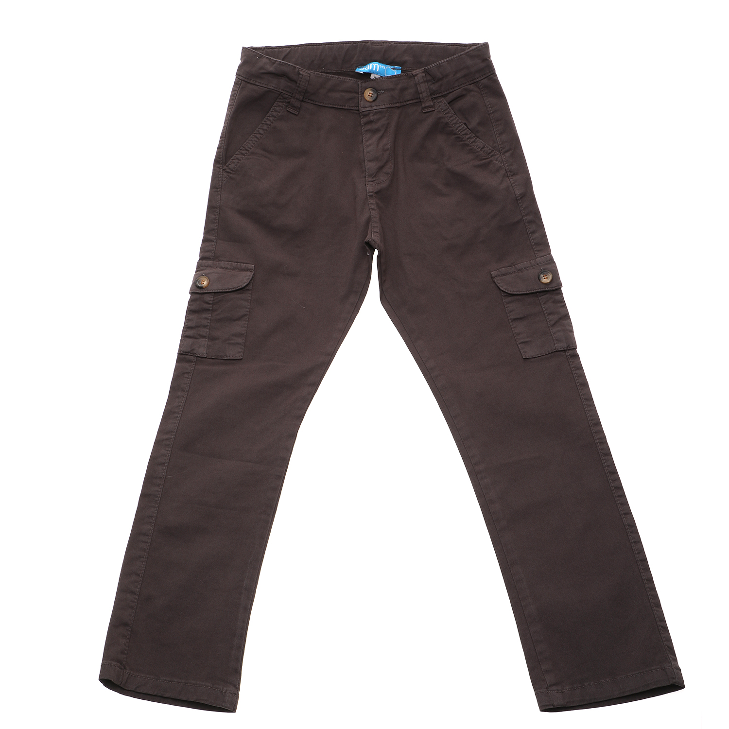Παιδικά/Boys/Ρούχα/Παντελόνια SAM 0-13 - Παιδικό παντελόνι cargo SAM 0-13 χακί