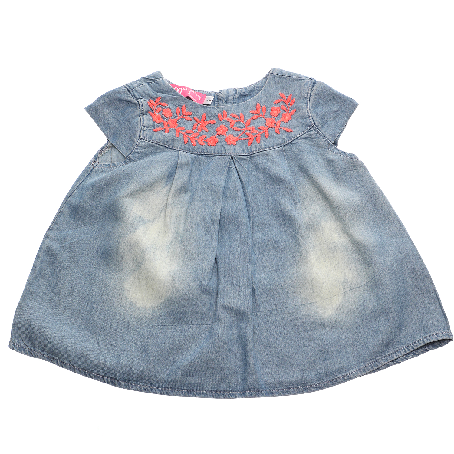 SAM 0-13 Παιδικό τζιν φόρεμα για κορίτσια SAM 0-13 μπλε