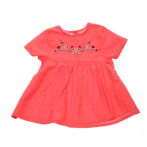 SAM 0-13-Παιδικό φόρεμα SAM 0-13 κοραλί