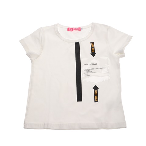 SAM 0-13-Παιδική μπλούζα για κορίτσια SAM 0-13 εκρού 
