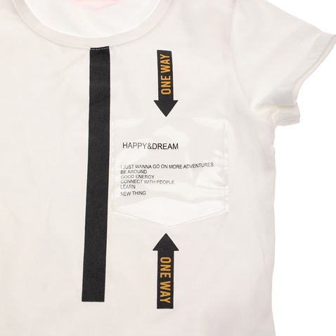 SAM 0-13-Παιδική μπλούζα για κορίτσια SAM 0-13 εκρού 