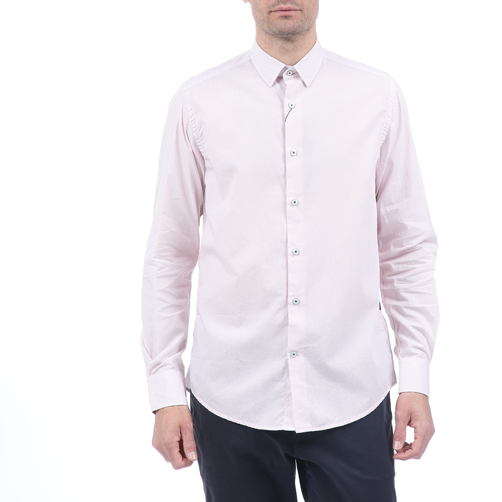 Ανδρικά/Ρούχα/Πουκάμισα/Μακρυμάνικα DORS - Ανδρικό πουκάμισο DORS ροζ
