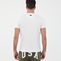 BEVERLY HILLS POLO CLUB-Ανδρικό t-shirt BEVERLY HILLS POLO CLUB BHP.1S1.042.003 λευκό