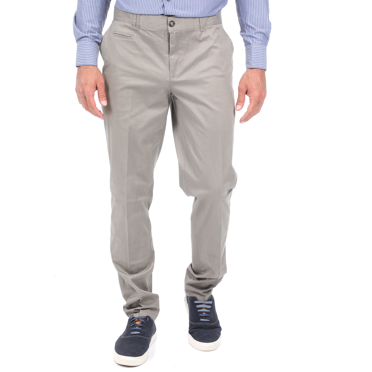 Ανδρικά/Ρούχα/Παντελόνια/Chinos MARTIN & CO - Ανδρικό chino παντελόνι MARTIN & CO SLIM χακί