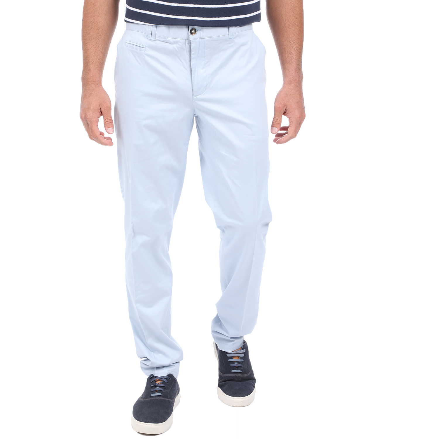 Ανδρικά/Ρούχα/Παντελόνια/Chinos MARTIN & CO - Ανδρικό chino παντελόνι MARTIN & CO SLIM μπλε