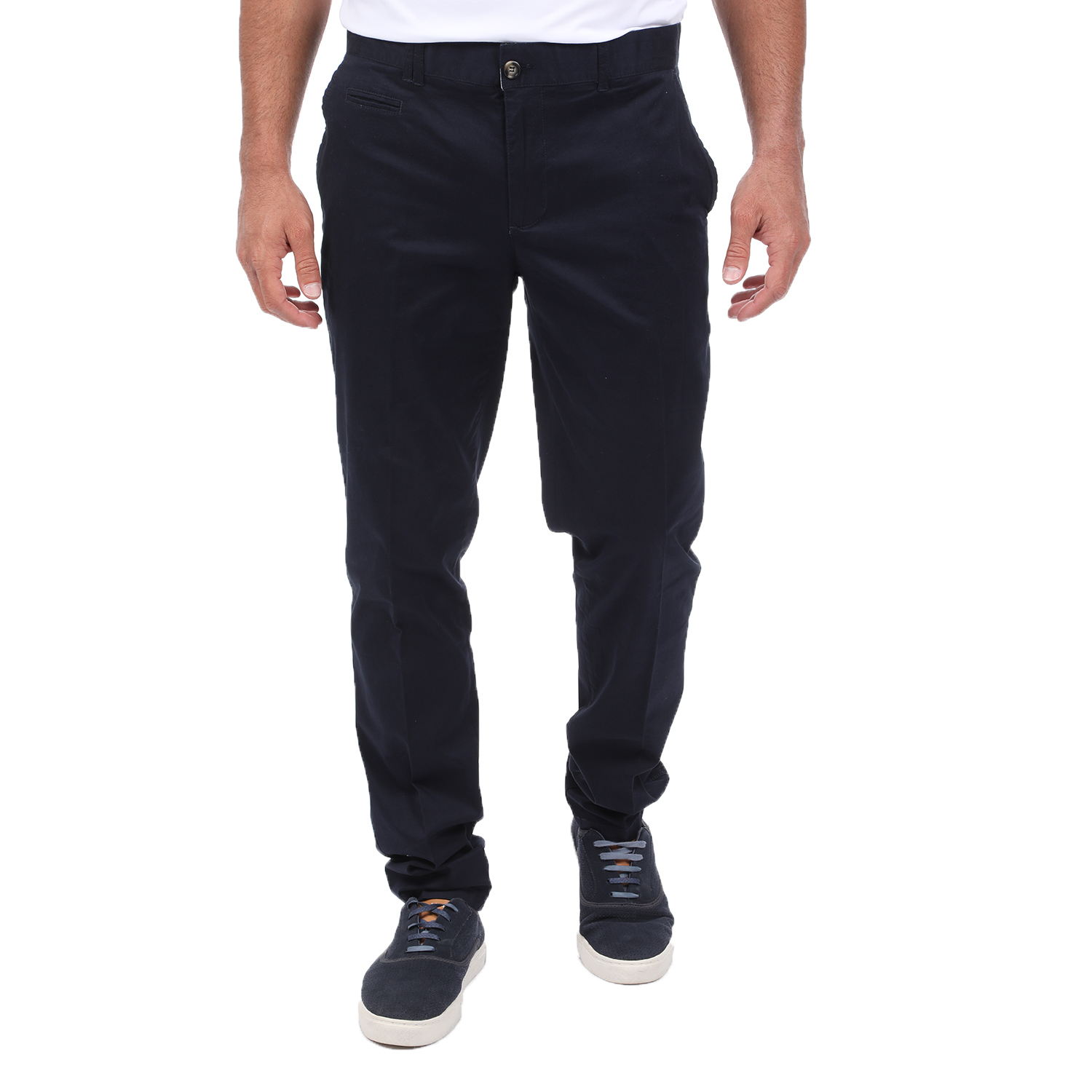 Ανδρικά/Ρούχα/Παντελόνια/Chinos MARTIN & CO - Ανδρικό chino παντελόνι MARTIN & CO SLIM μπλε