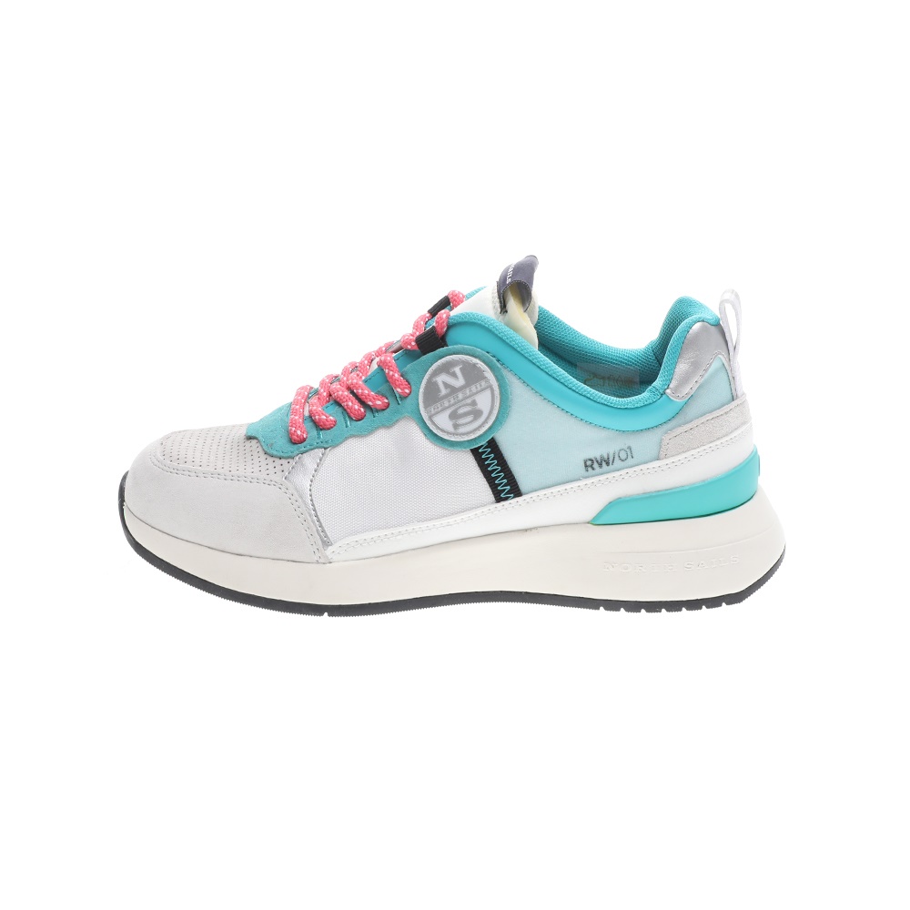 Γυναικεία/Παπούτσια/Sneakers NORTH SAILS - Γυναικεία sneakers NORTH SAILS λευκά μπλε
