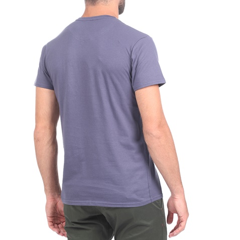 GREENWOOD-Ανδρική κοντομάνικη μπλούζα GREENWOOD μπλε