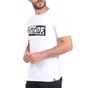 BATTERY-Ανδρικό t-shirt BATTERY MODAL λευκό