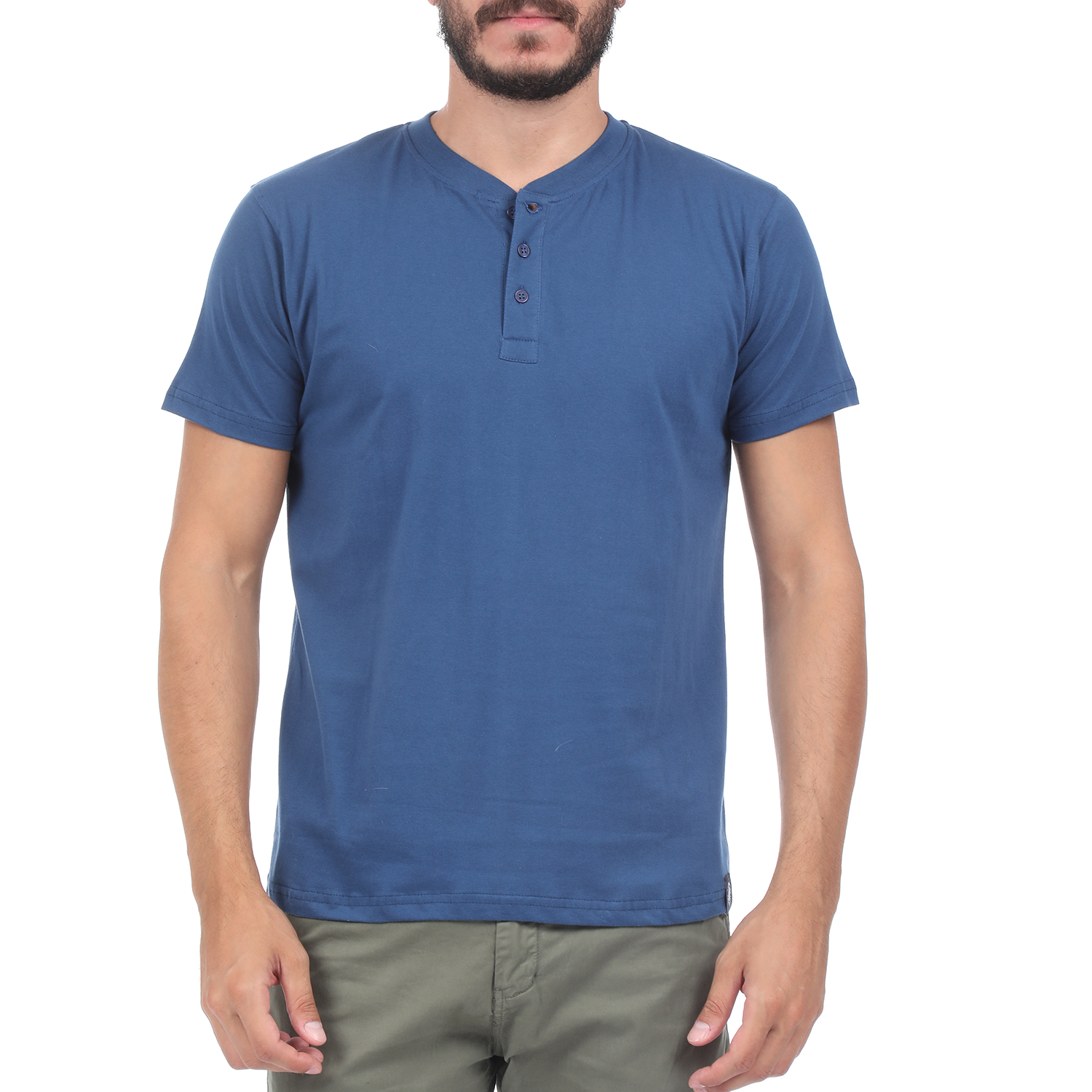 Ανδρικά/Ρούχα/Μπλούζες/Κοντομάνικες DORS - Ανδρική μπλούζα DORS μπλε