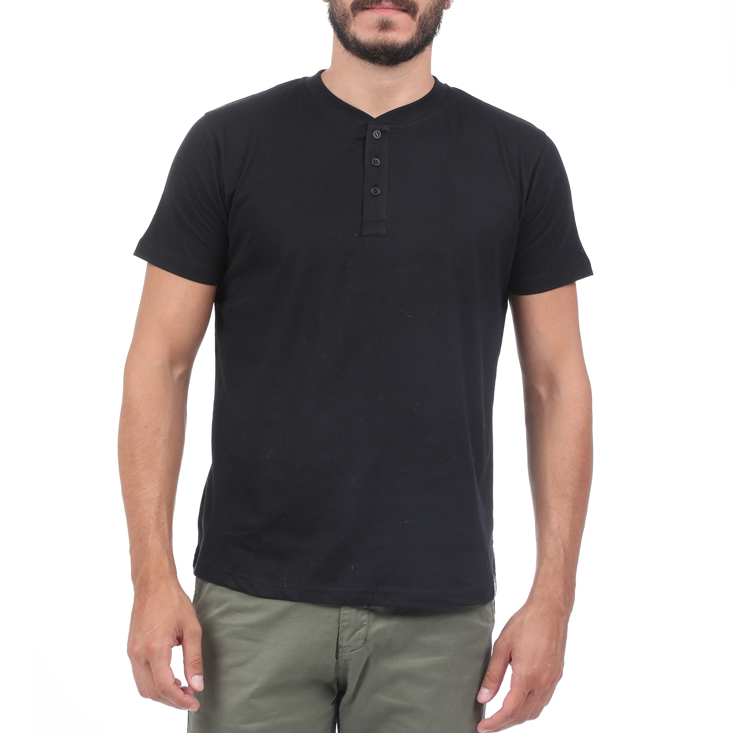 Ανδρικά/Ρούχα/Μπλούζες/Κοντομάνικες DORS - Ανδρική μπλούζα DORS μαύρη
