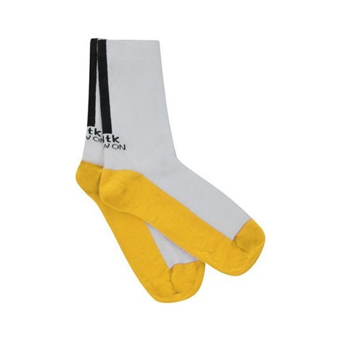 BODYTALK-Γυναικείες κάλτσες BODYTALK XSOC λευκές κίτρινες