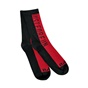 BODYTALK-Ανδρικές κάλτσες BODYTALK XSOC μαύρες κόκκινες