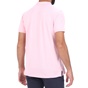 HAMPTONS-Ανδρική polo μπλούζα HAMPTONS BASIC ροζ