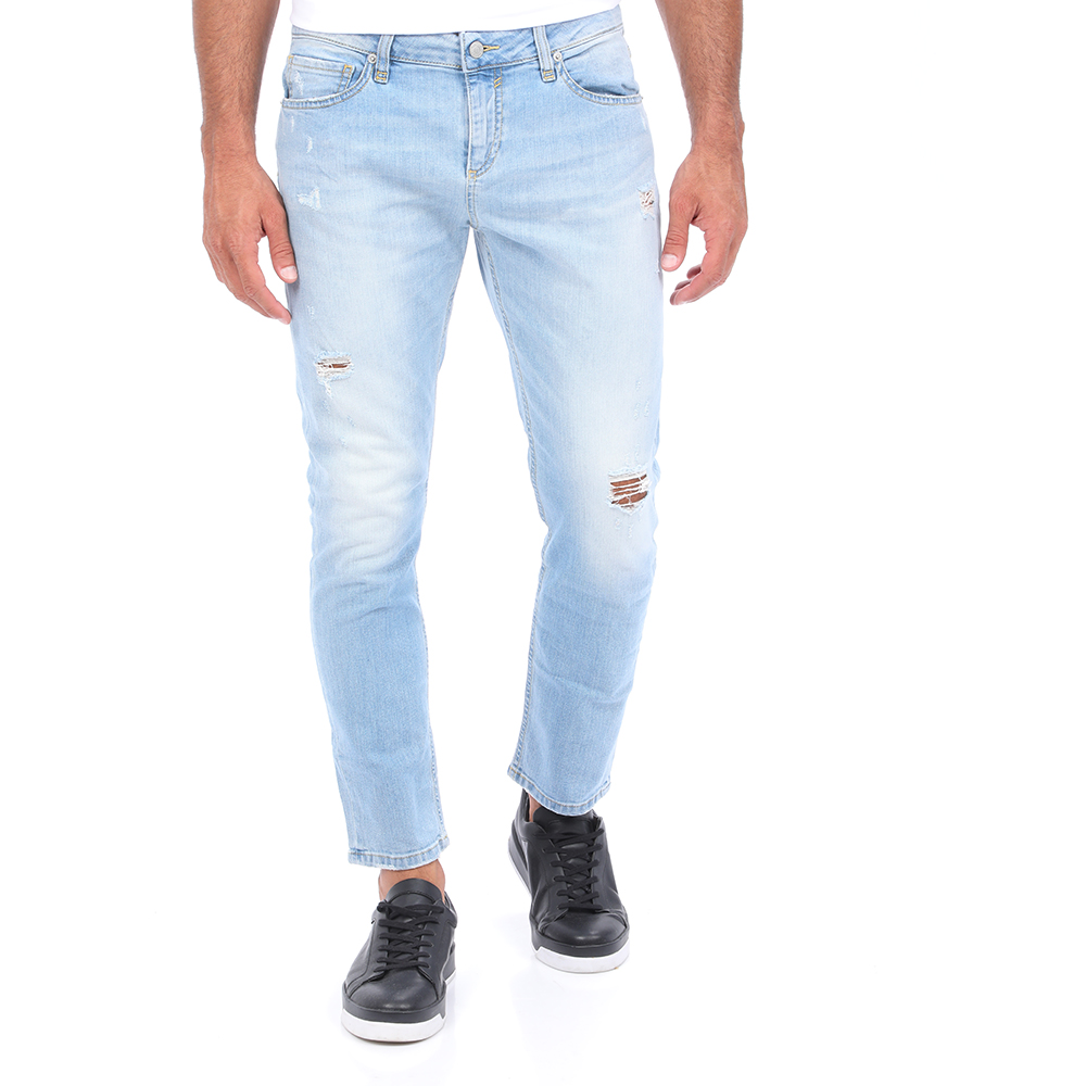 Ανδρικά/Ρούχα/Τζίν/Skinny STAFF JEANS - Ανδρικό jean παντελόνι STAFF JEANS NINO μπλε