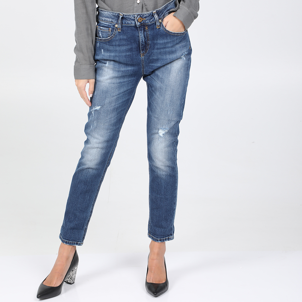 Γυναικεία/Ρούχα/Τζίν/Skinny BSG - Γυναικείο jean παντελόνι BSG MINA μπλε