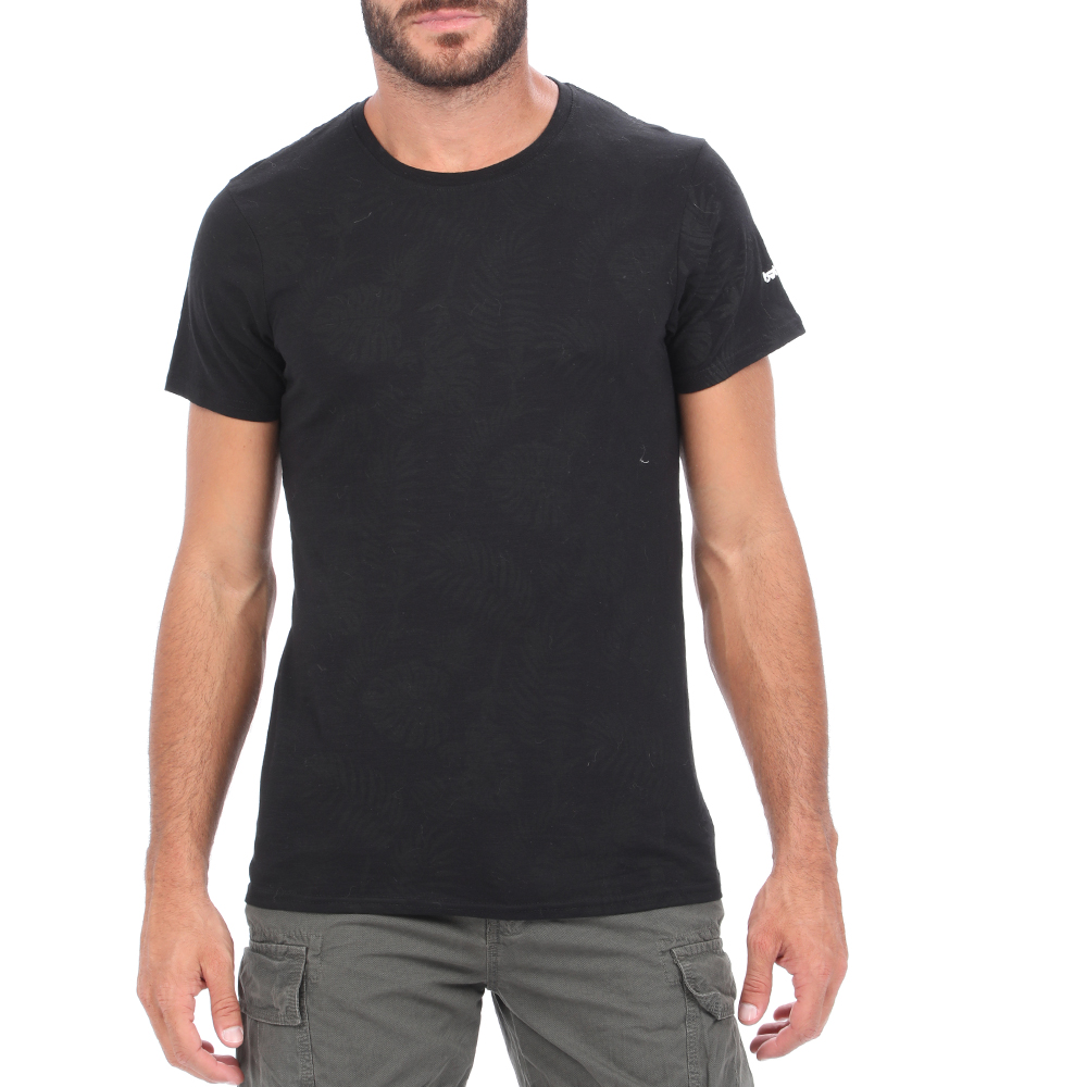 Ανδρικά/Ρούχα/Μπλούζες/Κοντομάνικες BATTERY - Ανδρικό t-shirt BATTERY SLUB μαύρο
