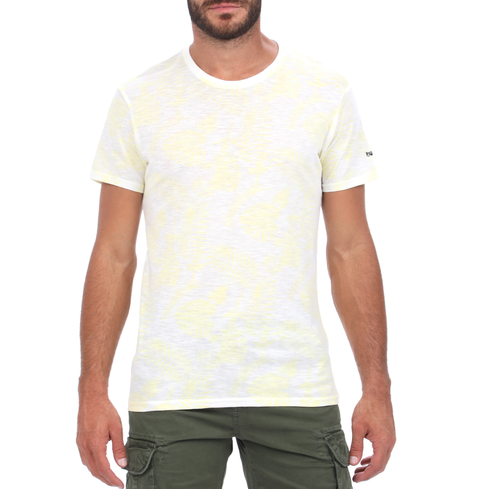 Ανδρικά/Ρούχα/Μπλούζες/Κοντομάνικες BATTERY - Ανδρικό t-shirt BATTERY SJ SLUB λευκό