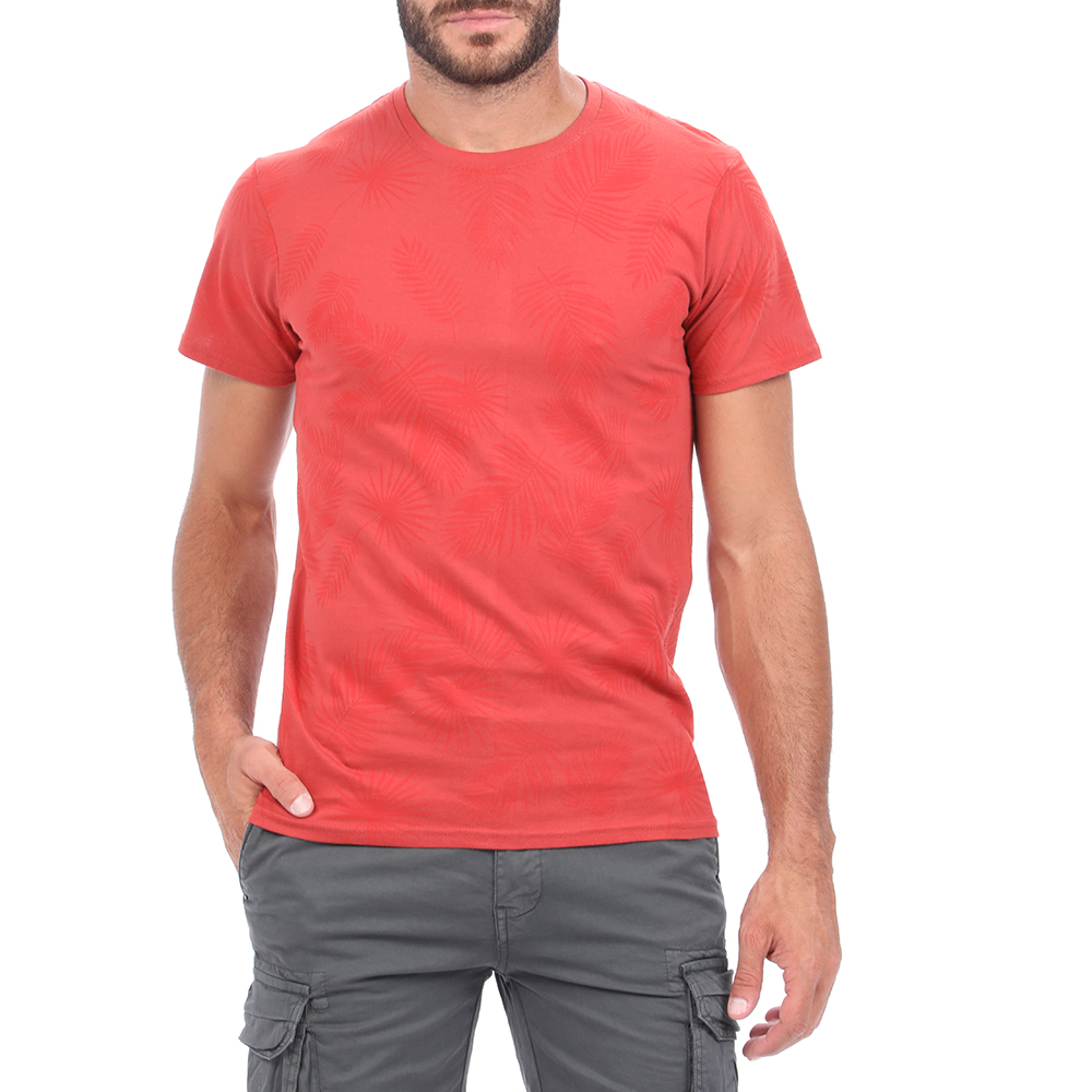 Ανδρικά/Ρούχα/Μπλούζες/Κοντομάνικες GREENWOOD - Ανδρικό t-shirt GREENWOOD πορτοκαλί