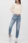 KENDALL+KYLIE-Γυναικεία κοντή πλεκτή ζακέτα KENDALL+KYLIE FA21-305 εκρού